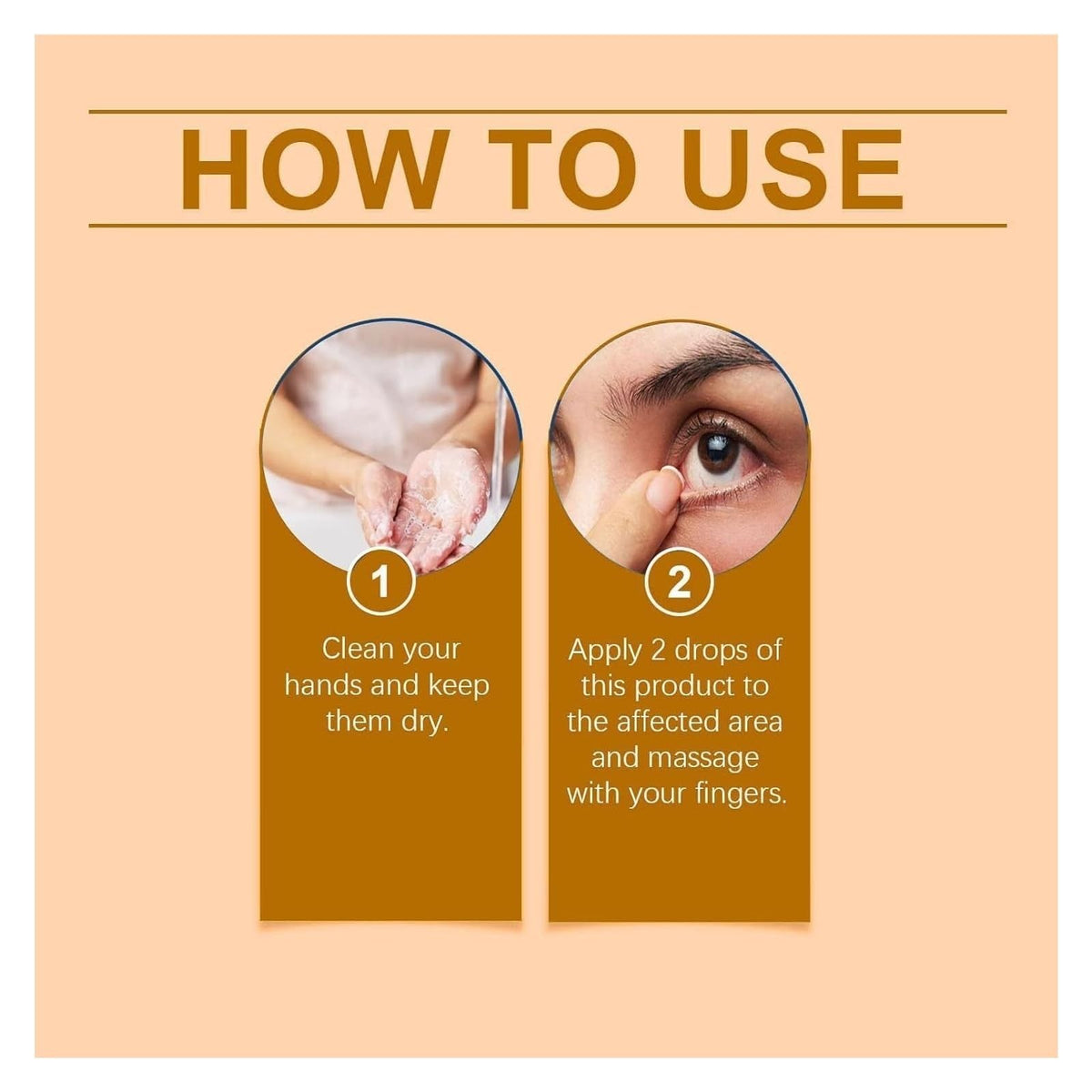 Generic Honey Eye Care travel case and bottle for on-the-go care.