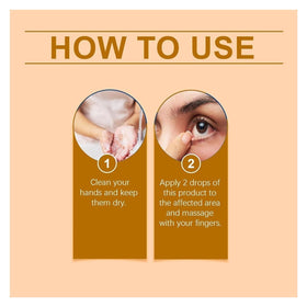 Generic Honey Eye Care travel case and bottle for on-the-go care.