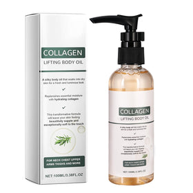 Generic Hydrating Collagen Lifting Body Oil bottle for firming and hydration.