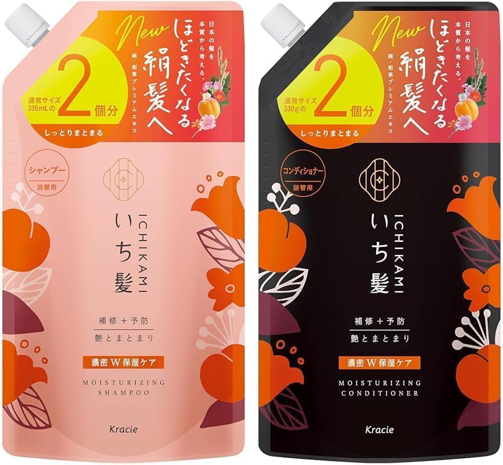 Generic Ichi-kami moisturizing hair wash bottle for daily hydration.
