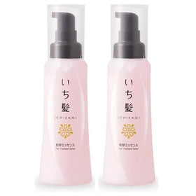 Generic Ichikami hair serum pump bottle for precise daily application.