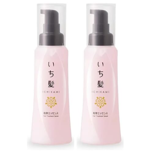 Generic Ichikami hair serum pump bottle for precise daily application.