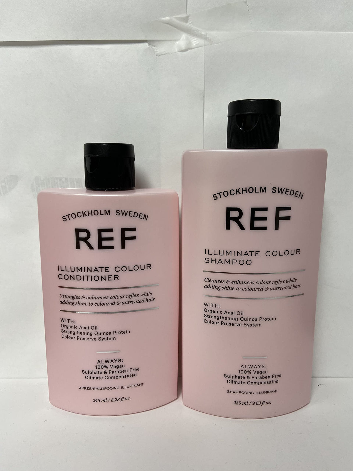 Generic Illuminate Colour Shampoo and Conditioner Duo promotes color vibrancy and easy manageability.