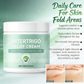 Generic Intertrigo Cream friction reduction supports a smoother feel when moving throughout the day.