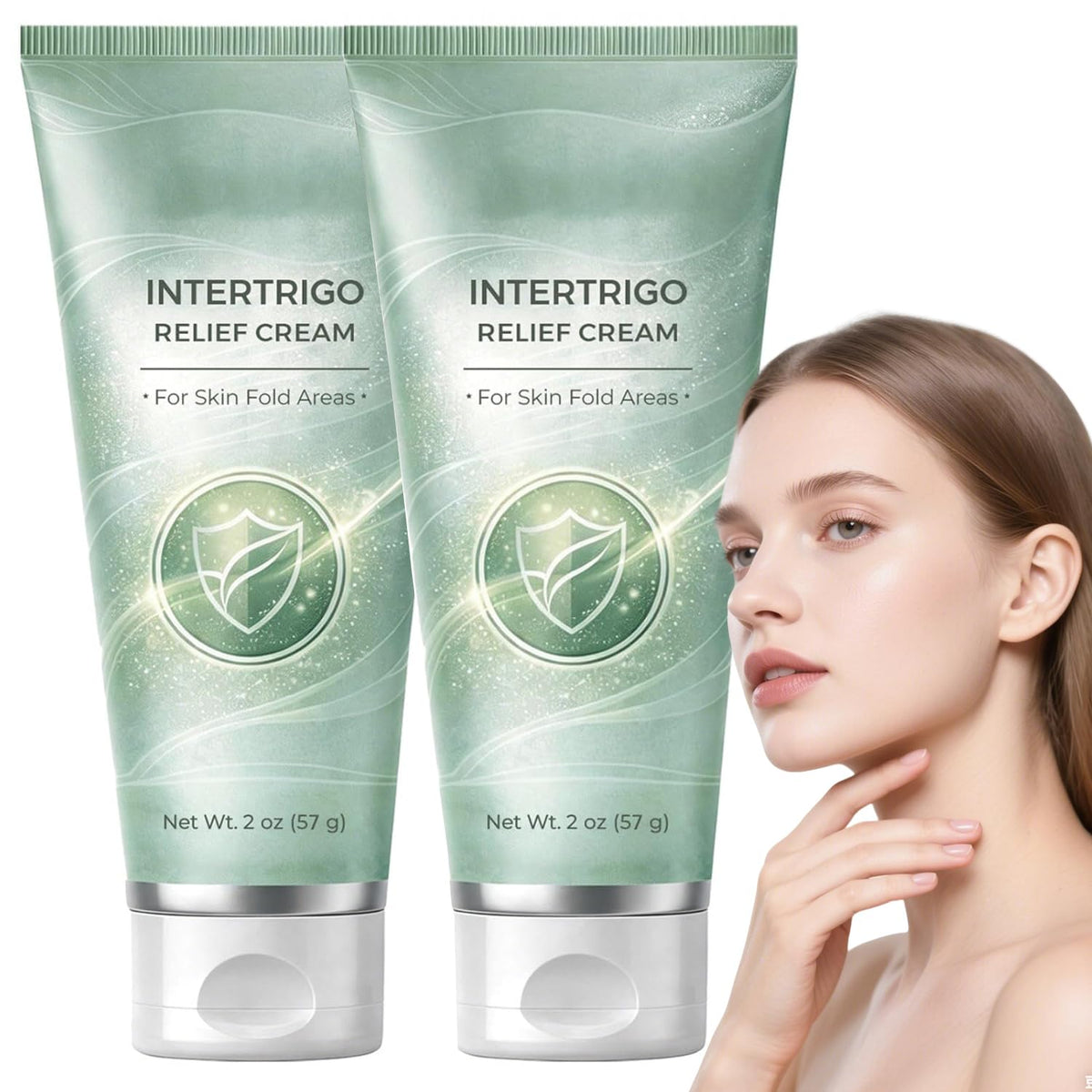 Generic Intertrigo Cream on skin folds delivering moisture control for everyday comfort