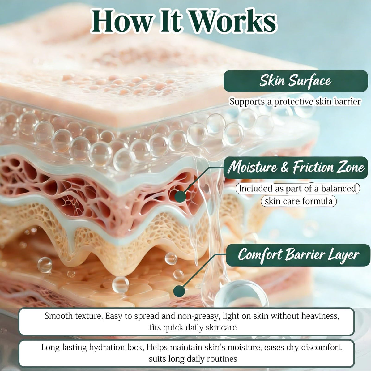 Generic Intertrigo Cream skin fold care focuses on reducing rubbing in moisture-prone zones.