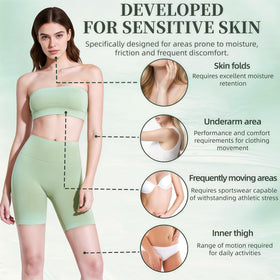 Generic Intertrigo Cream provides under-breast care with a lightweight matte finish.