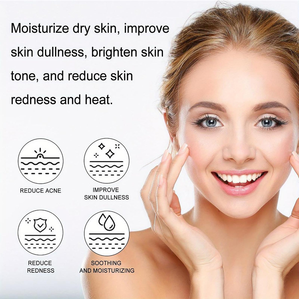 Generic Intertrigo Relief Cream texture shows a matte finish for comfortable wear