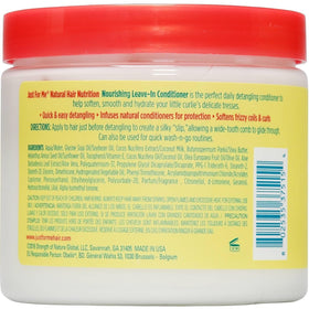 Generic Just For Me leave-in conditioner apply-hair image demonstrates easy styling for curls.
