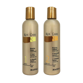 Generic Ker Care Moisturizing Shampoo bottle for color-treated hair and moisture retention.