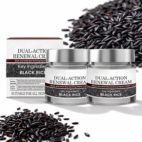 Generic Keratin Erase label close-up highlighting black rice soothing repair blend