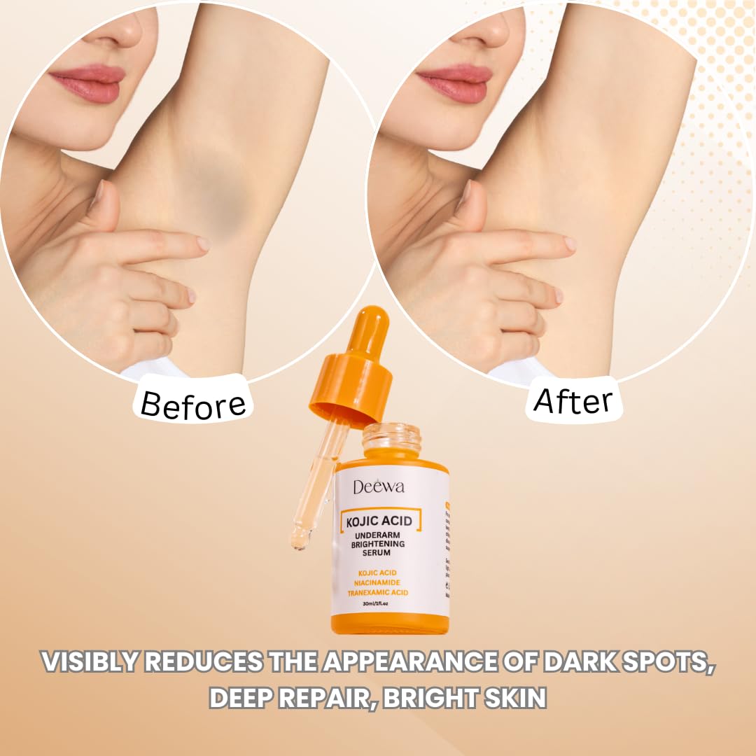 Generic Kojic Serum dispense pump demonstrates easy, precise application for daily use.