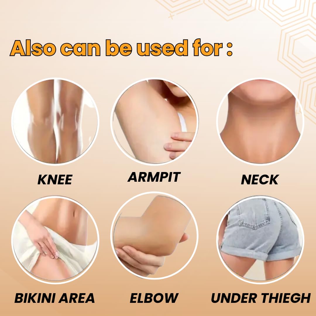 Generic Kojic Underarm care set shot implies comprehensive care for elbows and knees.
