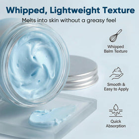 Manuka honey infusion jar highlights natural moisture and soothing notes.