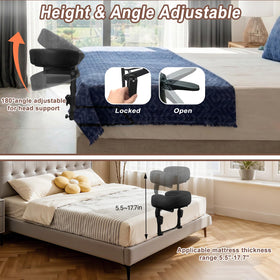 Generic Massage Headrest for Bed memory foam cradle delivers gentle contact and eye-friendly comfort.
