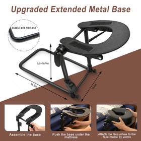 Generic Massage Headrest for Bed fits under most mattresses for secure placement.