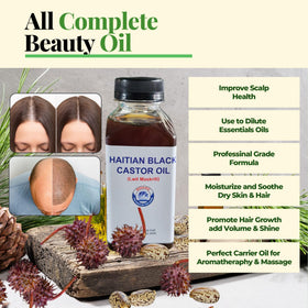 Generic Meme Haitian Black Castor Oil nails and cuticles for strengthening.