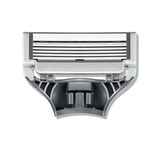 Generic men's razor refills with lubricating strip for a smooth glide