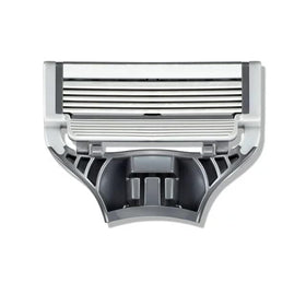 Generic men's razor refills with lubricating strip for a smooth glide