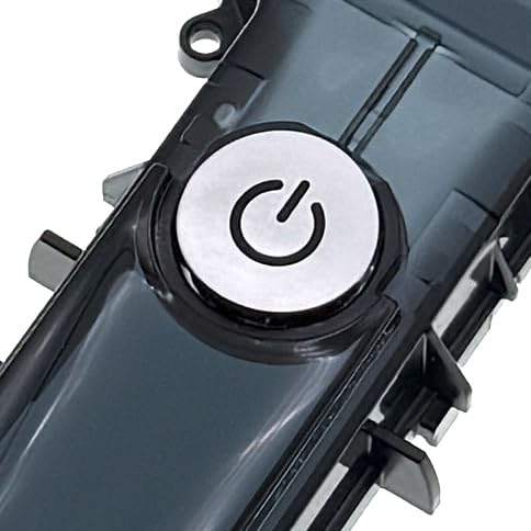 Generic metallic button replacement for Braun Series 9 maintains premium look