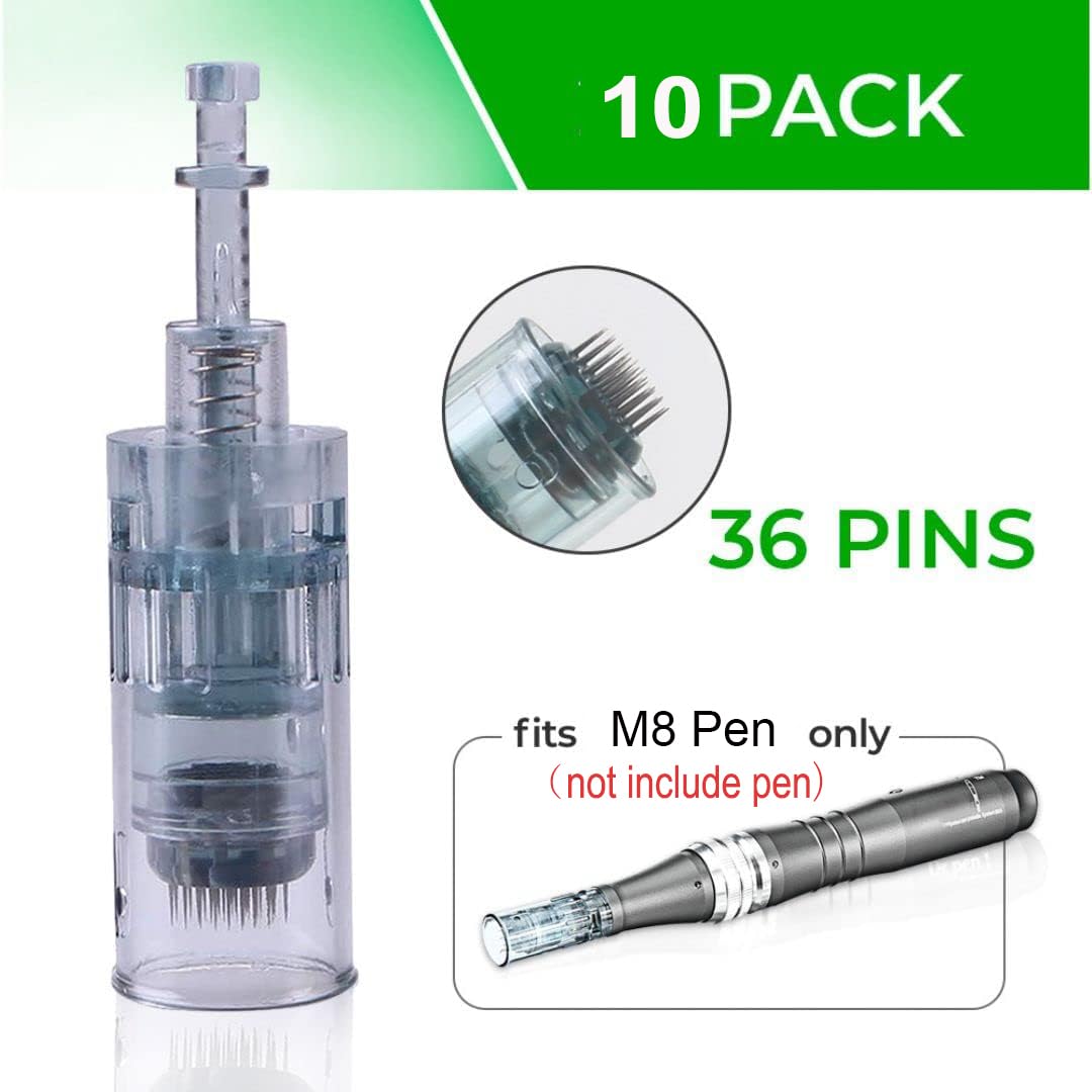 10-pack microneedling cartridge set designed specifically for M8 machines
