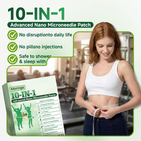 Generic Moringa Nano Micro Patch texture close-up for skin-friendly use