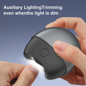Generic USB-rechargeable cordless nail trimmer for home or travel