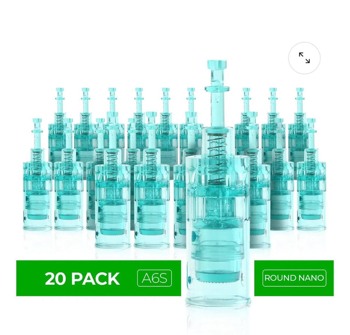 Generic nano needles used with the A6S pen for at-home cosmetic sessions.