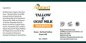 Generic Natural formulation label captures premium, artisan quality.