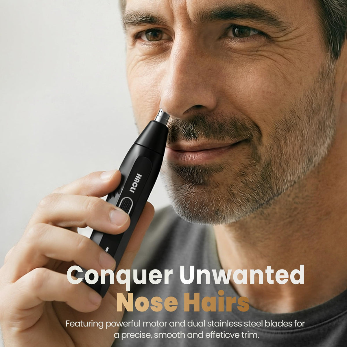 Generic Nose Hair Trimmer with 360° blades for smooth trimming every time