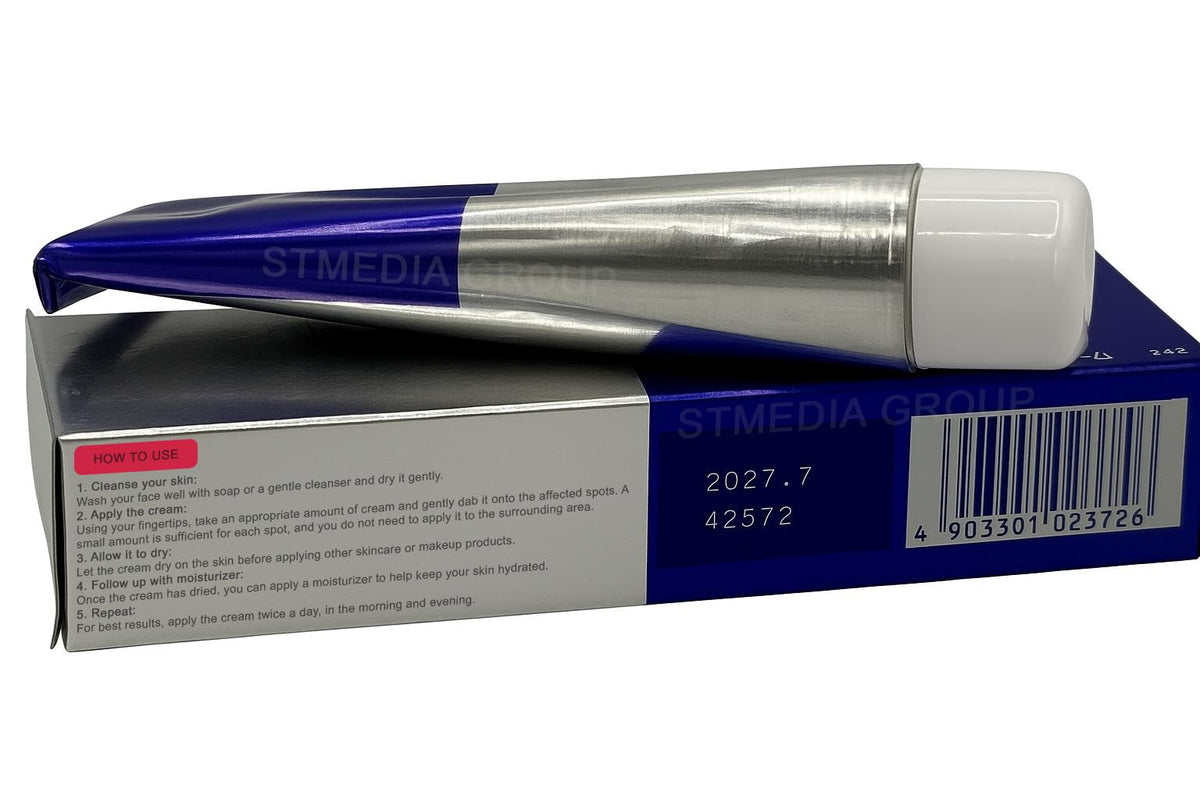 Generic Pair Acne Cream outer box with tube, ready for daily use