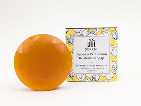 Generic Persimmon Deodorant Soap Bar packaging shows a clean, travel-friendly design for everyday use