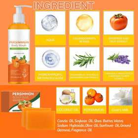 Generic Persimmon packaging travel size display for convenient on the go use
