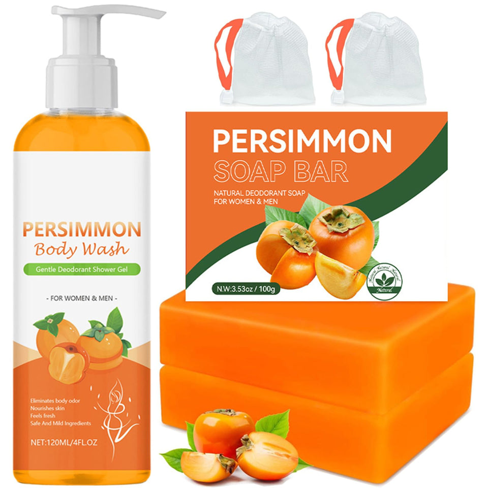 Generic Persimmon soap bar for gentle daily cleansing with nourishing skin feel