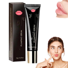Generic Plumpify lip booster serum cap close-up with glossy shine