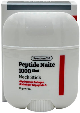 Generic Premium Peptide Neck Stick in use, highlighting lifting and hydration benefits.