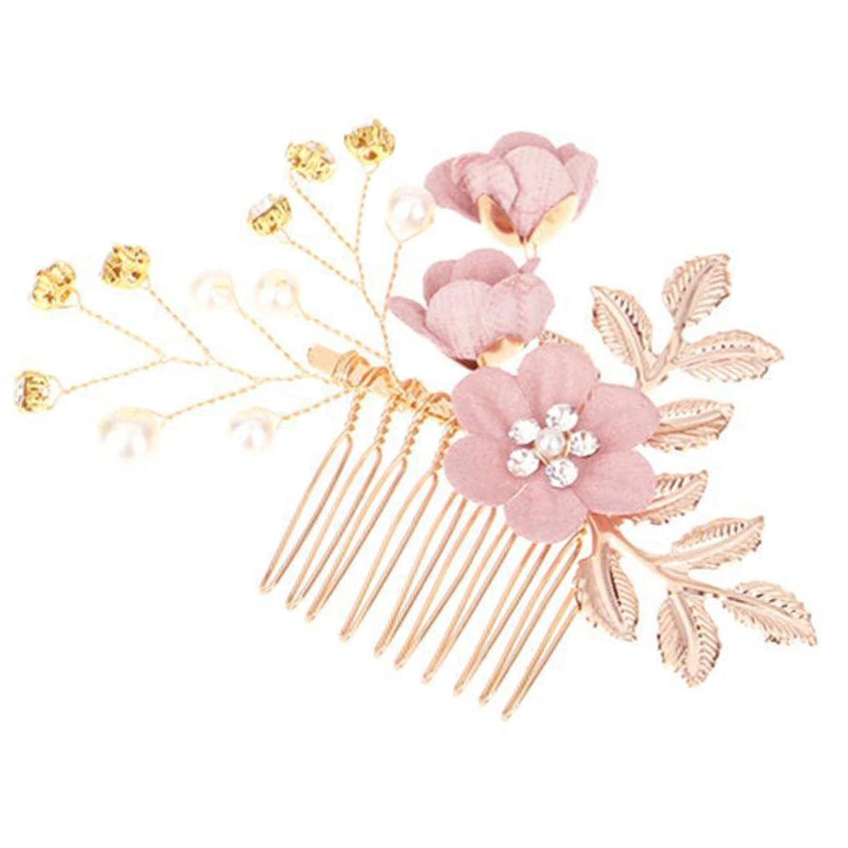 Generic prom hair clip and flower pins for chic, boho styling