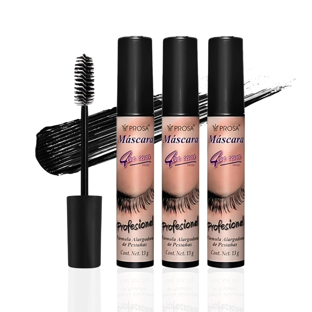 Generic Prosa Mascara Set pack front showing triple-pack design for lasting volume.