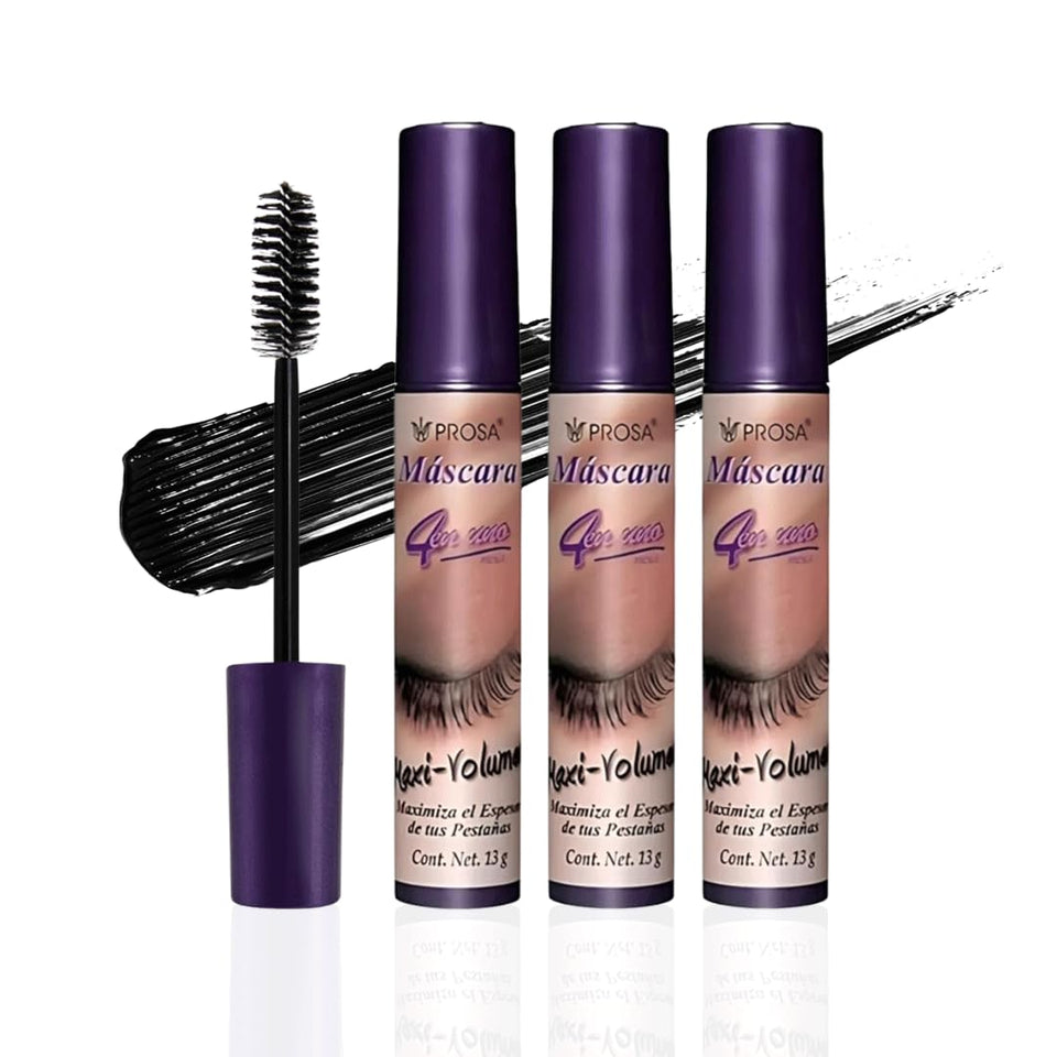 Generic Prosa Mascara Set wand close-up with precise brush for lift