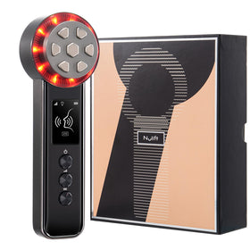 Generic RF skin tightening device front view showing jawline lift treatment head