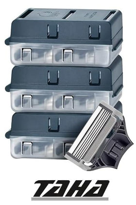 Generic Razor Blade Refills easy-load design speeds up cartridge replacement.