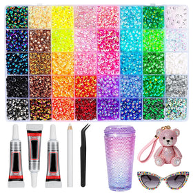 Generic Resin Jelly Bedazzling Kit with 32,000 rhinestones for fabric embellishment