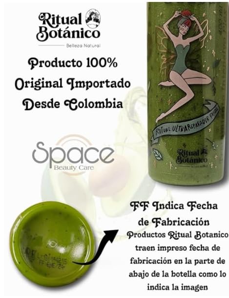 Packaging image showing Colombia origin and imported quality of Ritual Botanic kit.