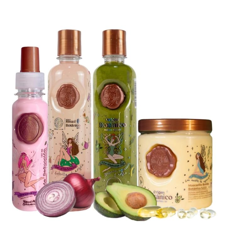 Generic Ritual Botanic Onion Shampoo bottle promoting scalp nourishment and shine.