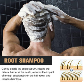 Generic Root Activator Shampoo dispenser designed for easy shower routine