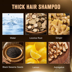 Generic Root Activator Shampoo hair close-up emphasizes color-friendly formula