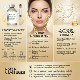 Generic Silk Peptide Intensive Lifting Ampoule cruelty-free vegan symbol.