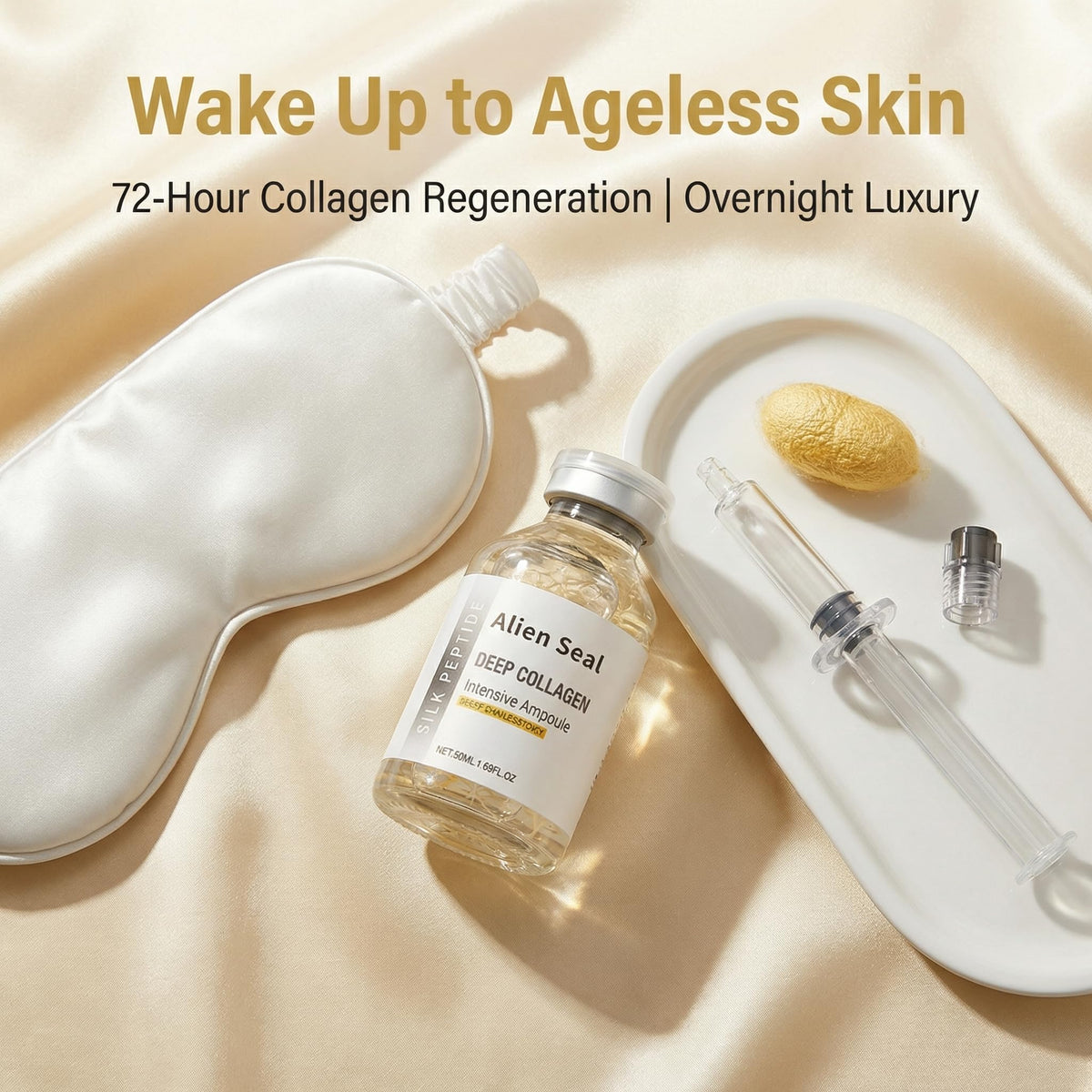 Generic Silk Peptide Intensive Lifting Ampoule gift packaging option.