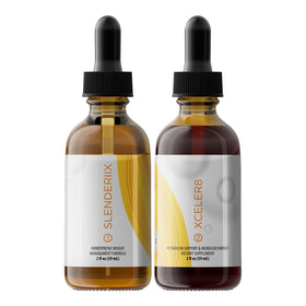 Generic SkinnyDrops dropper close-up highlighting B12 enriched blend