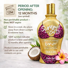 Generic Snooki Summer in a Bottle tattoo-colorshield preserves tattoo color.